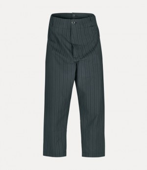 Vivienne Westwood Alien Trousers Grey Stripes | 284953GXK