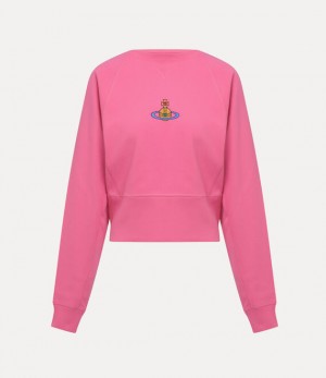 Vivienne Westwood Athletic Sweatshirt Pink | 183956NOD