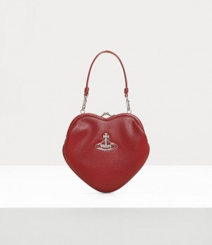 Vivienne Westwood Belle Heart Frame Purse Burgundy | 209653YFP