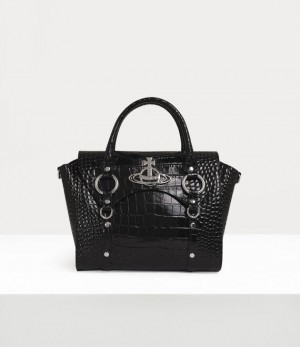 Vivienne Westwood Betty Medium Handbag Black | 637925BVE