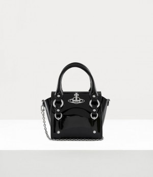 Vivienne Westwood Betty Mini Handbag With Chain Black | 720689NZM