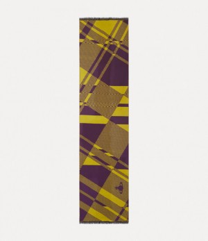 Vivienne Westwood Bruce Scarf Purple | 950862TEC