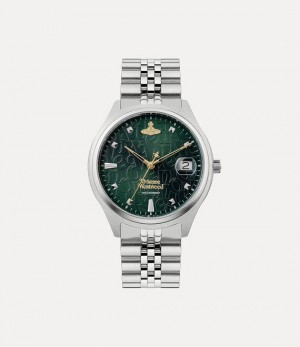 Vivienne Westwood Camberwell Silver/Green | 578106AQZ