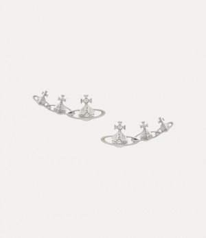 Vivienne Westwood Candy Earrings Platinum / Crystal Crystal | 293451JQO