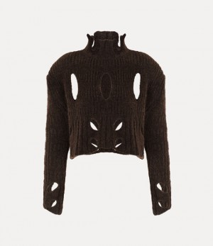 Vivienne Westwood Cora Jumper Brown | 397840YGD