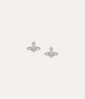 Vivienne Westwood Farah Earrings Platinum | 286140FOG