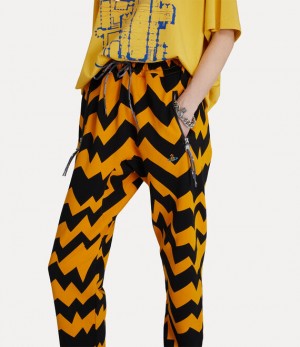 Vivienne Westwood Football Trousers Zig Zag | 087329YNX