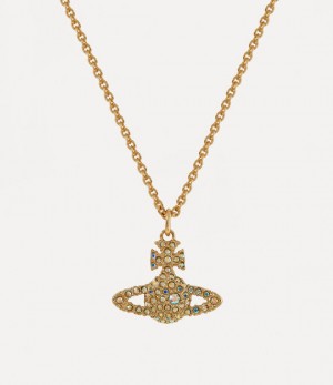 Vivienne Westwood Grace Bas Relief Pendant Necklace Gold | 142357RPE