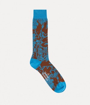 Vivienne Westwood Graffiti Sock Mint | 586293PQY