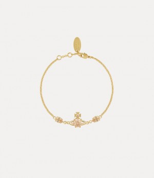 Vivienne Westwood Joaquina Bracelet Gold / L-champagne Cz | 860259NAE