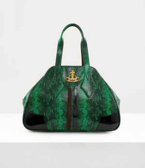 Vivienne Westwood Large Yasmine Bag Green | 150297DLU