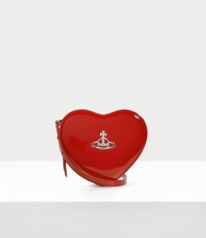 Vivienne Westwood Louise Heart Crossbody Red | 217684QJG