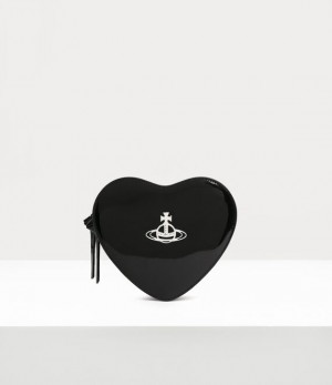 Vivienne Westwood Louise Heart Crossbody Bag Black | 752409OAJ