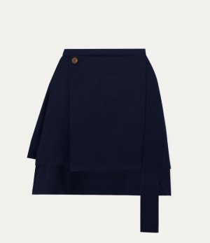 Vivienne Westwood Meghan Kilt Navy | 127098EJG