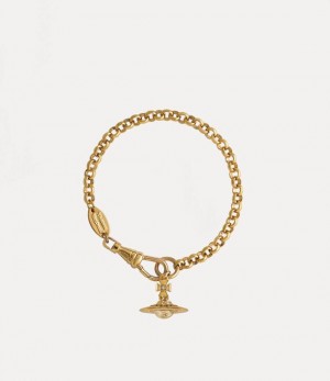 Vivienne Westwood New Petite Orb Bracelet Gold | 207659GWC