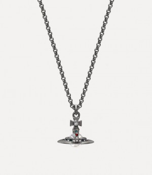 Vivienne Westwood New Petite Orb Pendant Ruthenium | 069127UHN