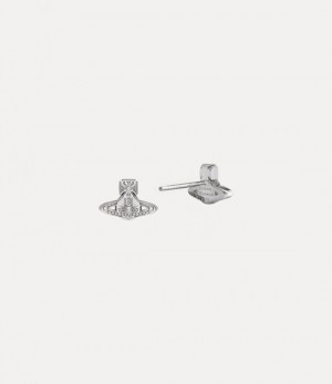 Vivienne Westwood Oslo Earrings Platinum | 367589JAD