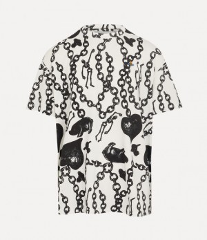 Vivienne Westwood Oversized T-shirt Heart Chain | 083951SYF