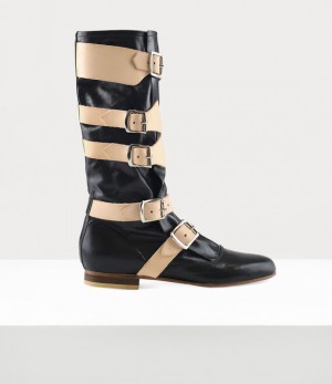 Vivienne Westwood Pirate Boot Black | 694280PNY