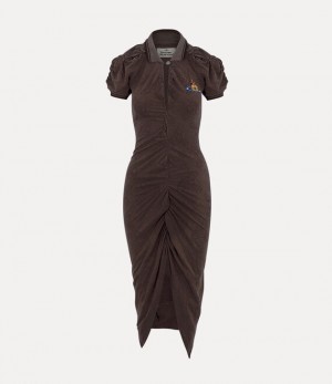 Vivienne Westwood Pulling Dress Khaki/Brown | 276980OIT