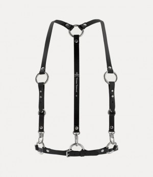 Vivienne Westwood Studs Belts Harness Black | 562940SZY