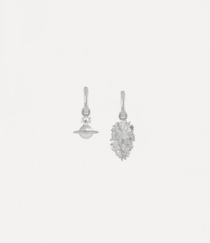 Vivienne Westwood Veronica Earrings Platinum | 570239XFU