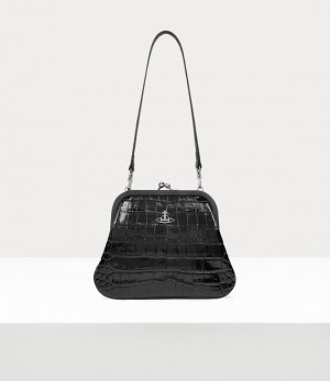 Vivienne Westwood Vivienne's Clutch Black | 049265MAL