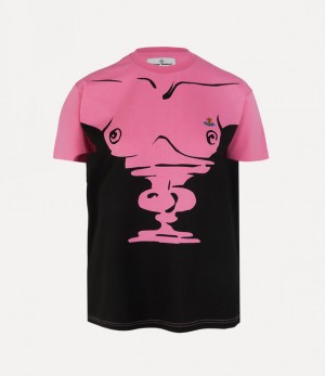 Vivienne Westwood Woman Bust Classic T-shirt Pink | 415790LNE