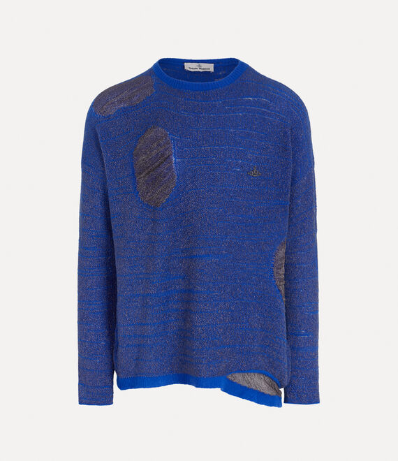 Vivienne Westwood All Nighter Jumper Metallic Blue | 412863PNV