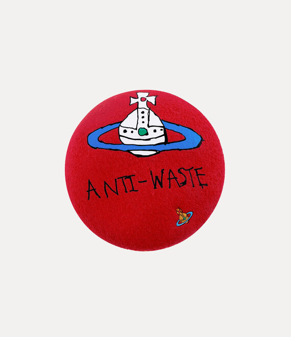 Vivienne Westwood Anti-waste Beret Red | 780256YWV