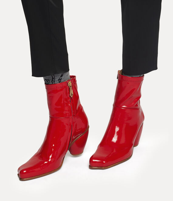 Vivienne Westwood Atom Ankle Boot Red | 760521XBM