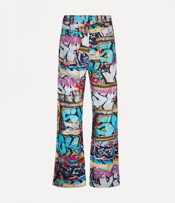 Vivienne Westwood Baggy Jeans Graffiti | 642035ZKN