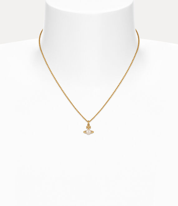 Vivienne Westwood Balbina Pendant Gold Cream Pearl | 956210HLD