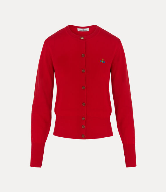 Vivienne Westwood Bea Cardigan Red | 913654ALY