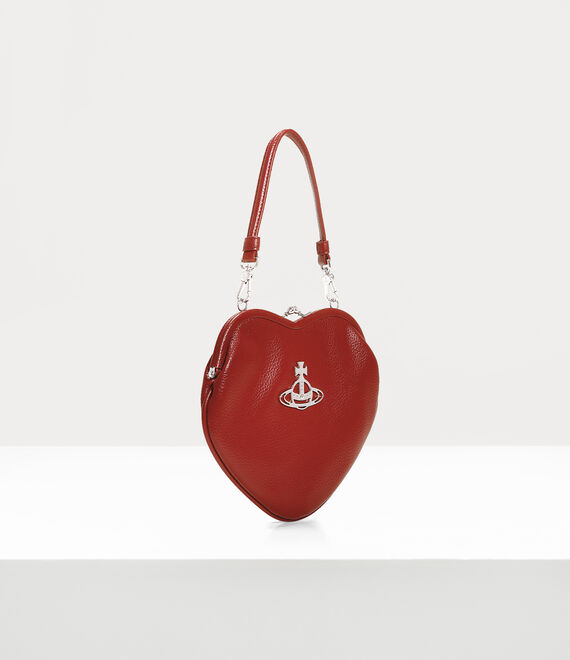 Vivienne Westwood Belle Heart Frame Purse Burgundy | 209653YFP