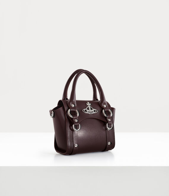 Vivienne Westwood Betty Mini Handbag With Chain Brown | 793426PQS