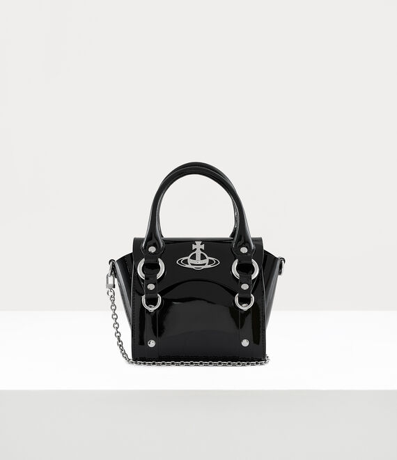 Vivienne Westwood Betty Mini Handbag With Chain Black | 720689NZM