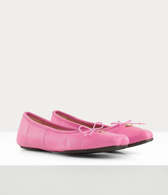 Vivienne Westwood Brigitte Ballerina Shoe Sex Pink | 258370DBZ