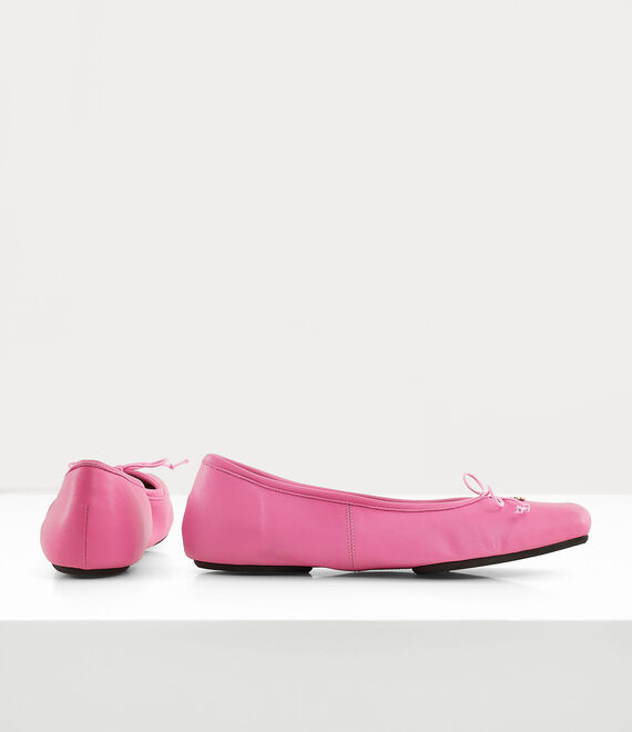 Vivienne Westwood Brigitte Ballerina Shoe Sex Pink | 258370DBZ