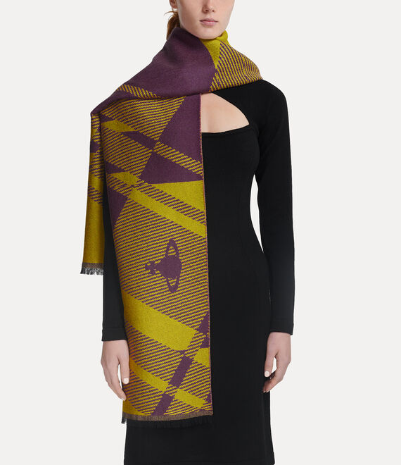 Vivienne Westwood Bruce Scarf Purple | 973685ZUW