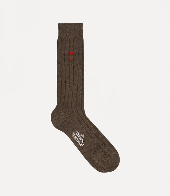 Vivienne Westwood Cashmere Socks Brown | 479320WXP