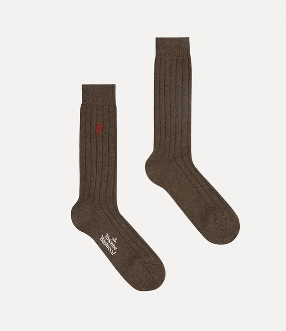 Vivienne Westwood Cashmere Socks Brown | 479320WXP