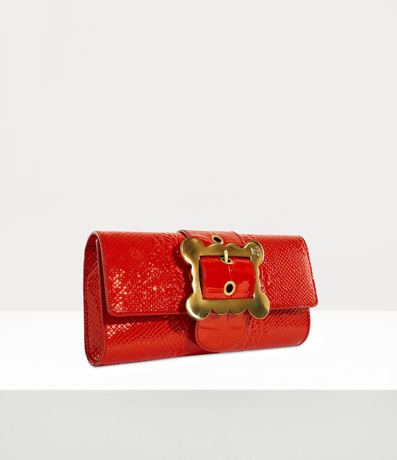 Vivienne Westwood Claire Clutch Bag Red | 769410YUV