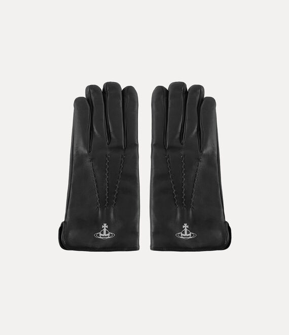 Vivienne Westwood Classic Gloves Black - Silver Hw | 928065NVG