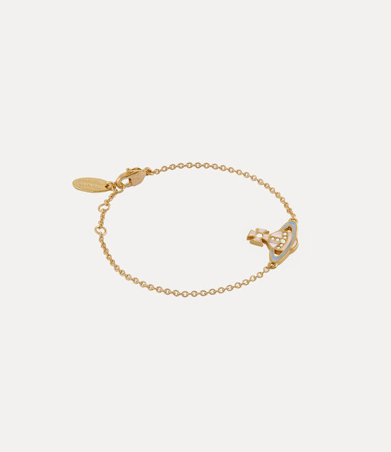 Vivienne Westwood Concetta Bas Relief Bracelet Gold/Pale Pink/Pastel Blue/White Opal | 408135FXP