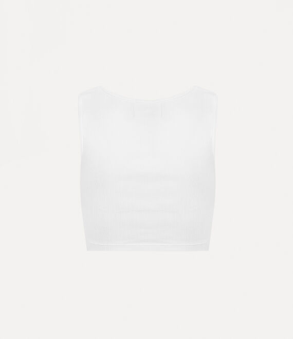 Vivienne Westwood Crop Querelle Vest White | 274890KDA