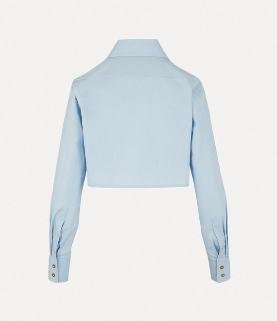 Vivienne Westwood Cut Off Heart Shirt Blue | 930256ERA