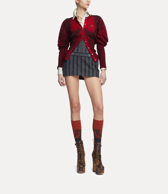 Vivienne Westwood Eli Cardi Red/Black | 384759VPK