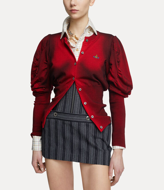 Vivienne Westwood Eli Cardi Red/Black | 384759VPK