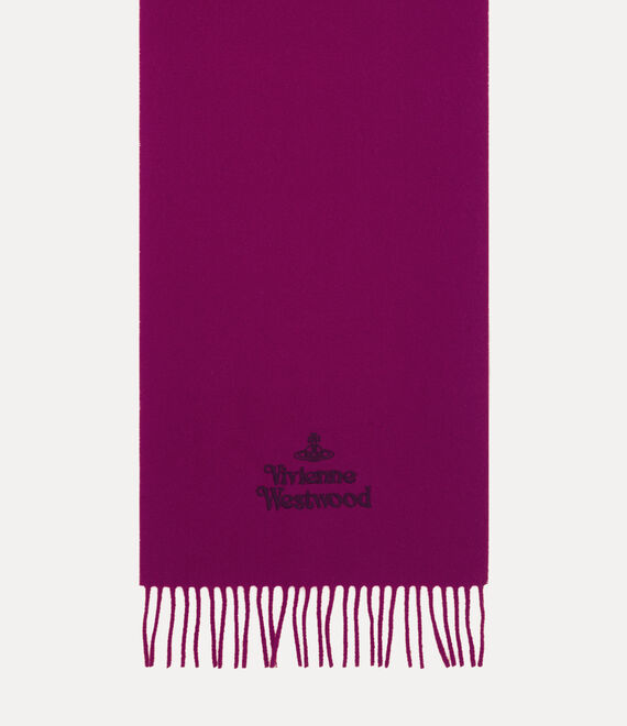 Vivienne Westwood Embroidered Scarf Dark Green | 762503AQY